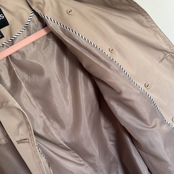 Express Double Breasted Trench Coat - Khaki - XS - Picture 14 of 15